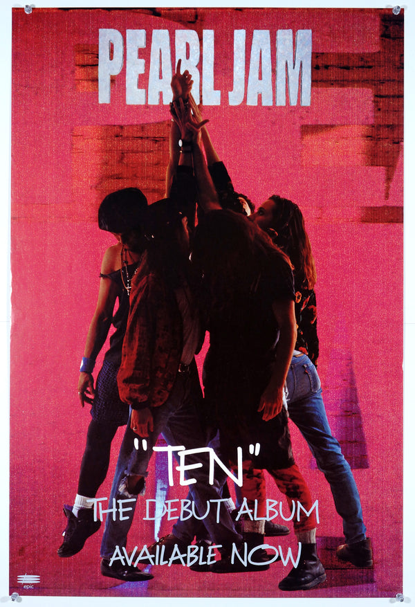 Pearl Jam Ten - Authentic Vintage Posters