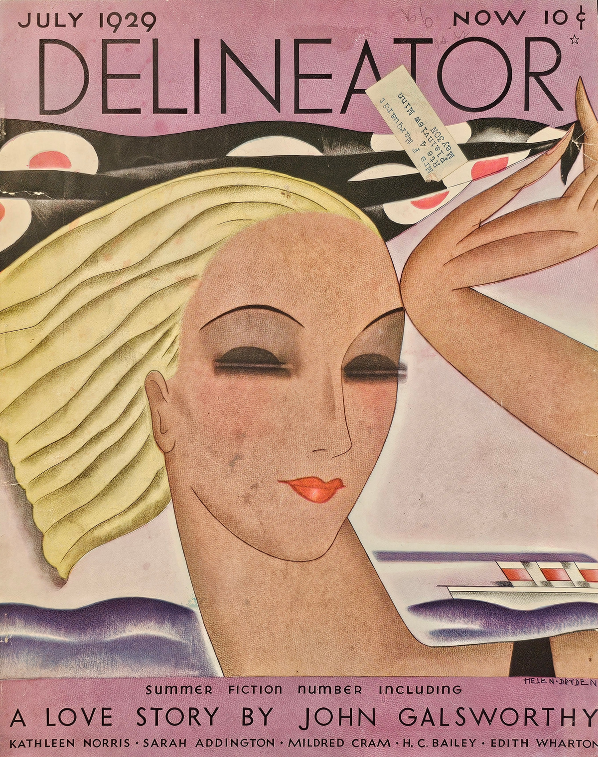 Delineator Magazine Cover, July, 1929