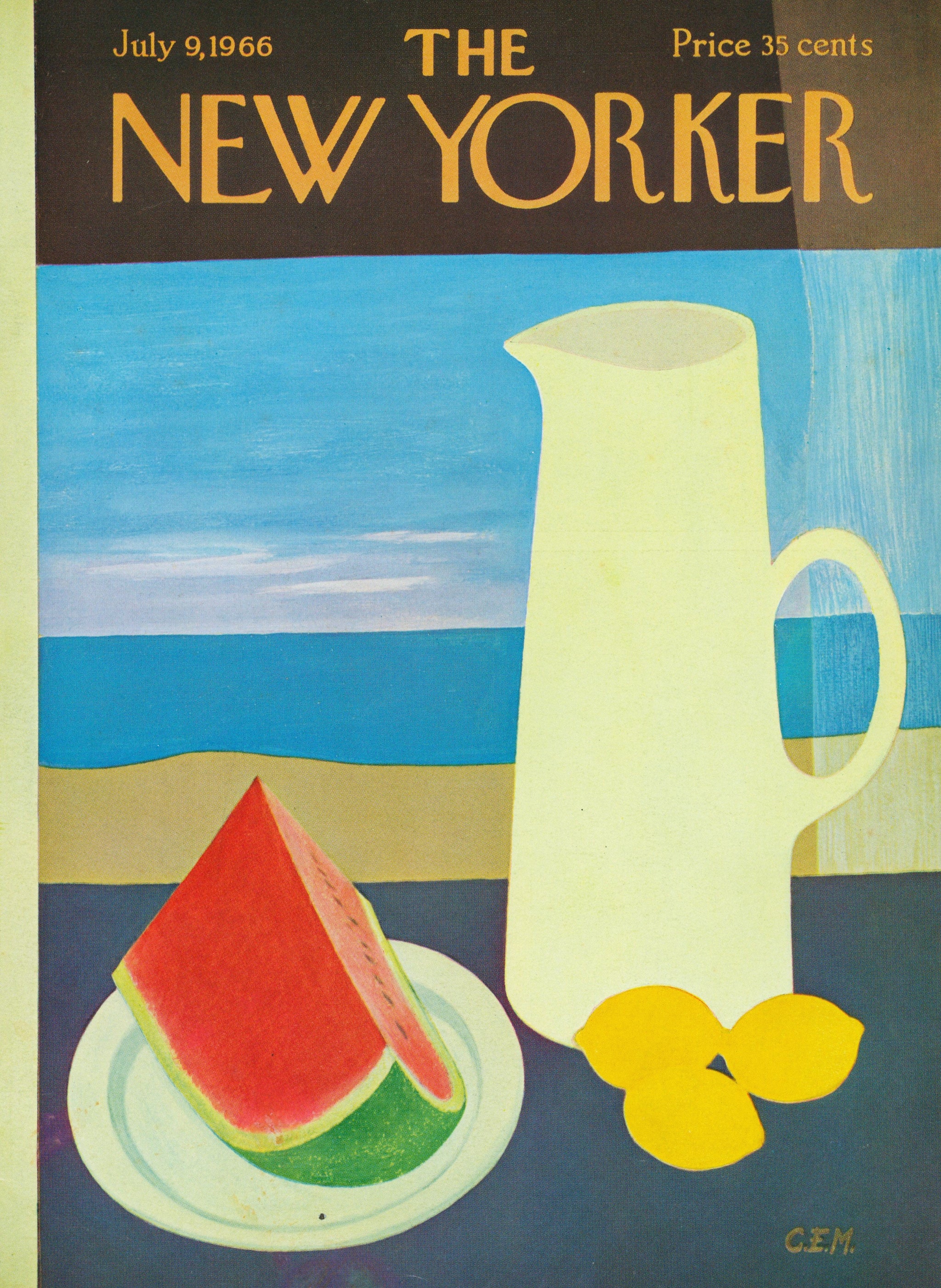 authentic-vintage-antique-print-taste-of-summer-the-new-yorker