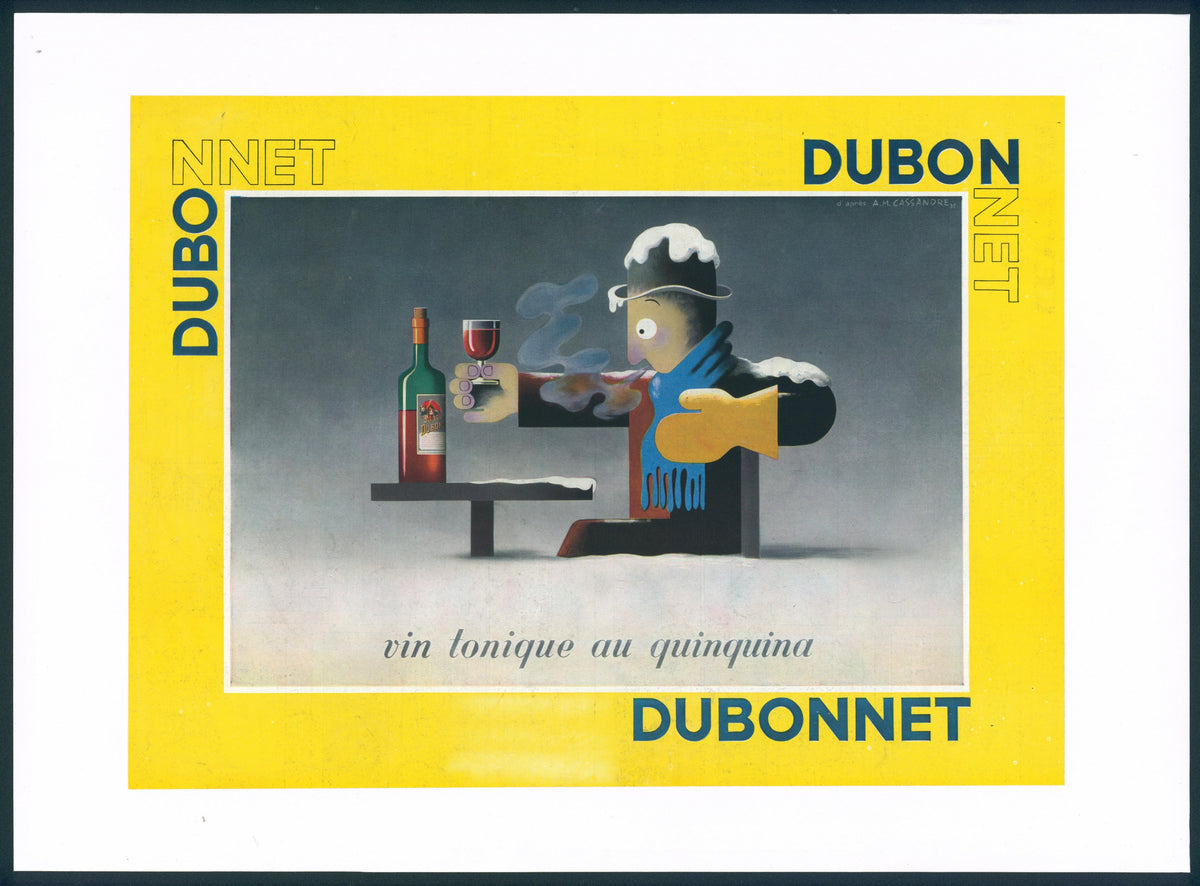 Dubonnet- French Magazine Ad - Authentic Vintage Antique Print