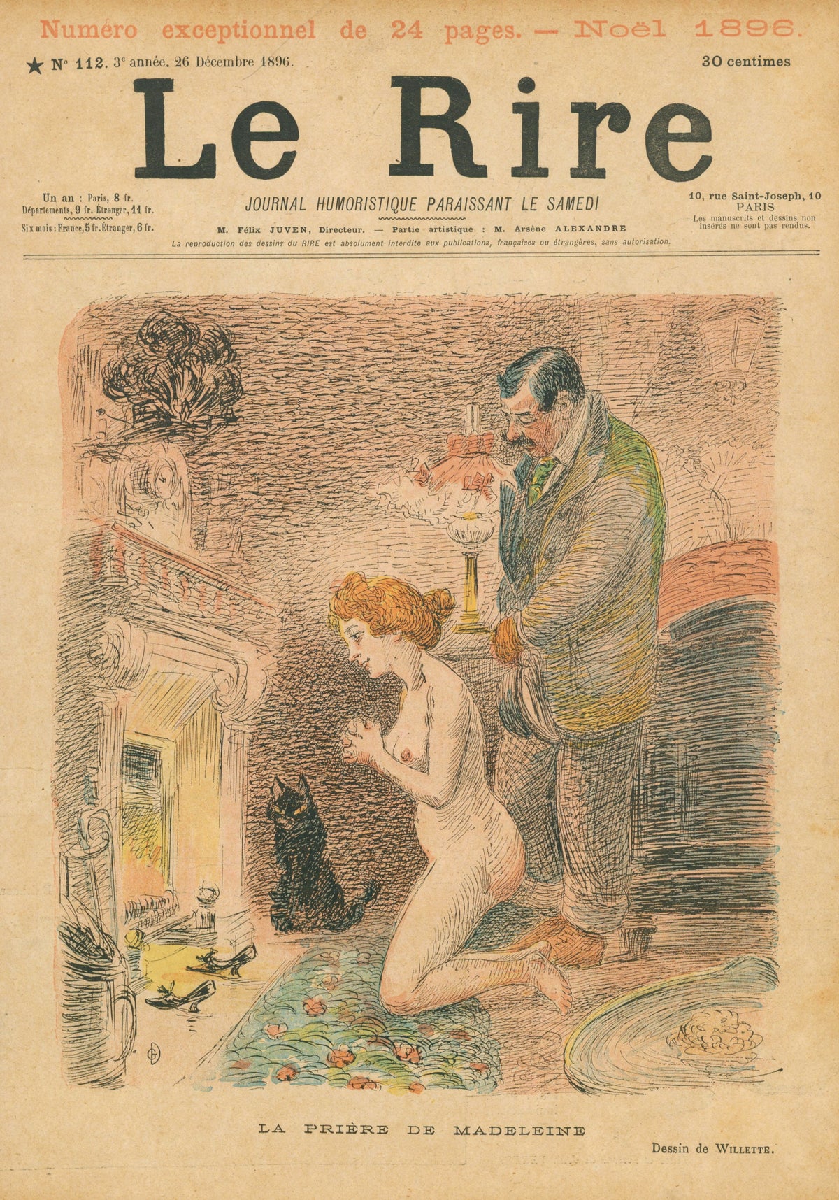 La Prière- French Satirical Comic