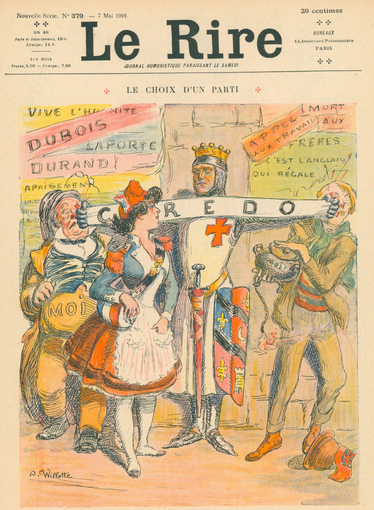 Le Choix- French Satirical Comic