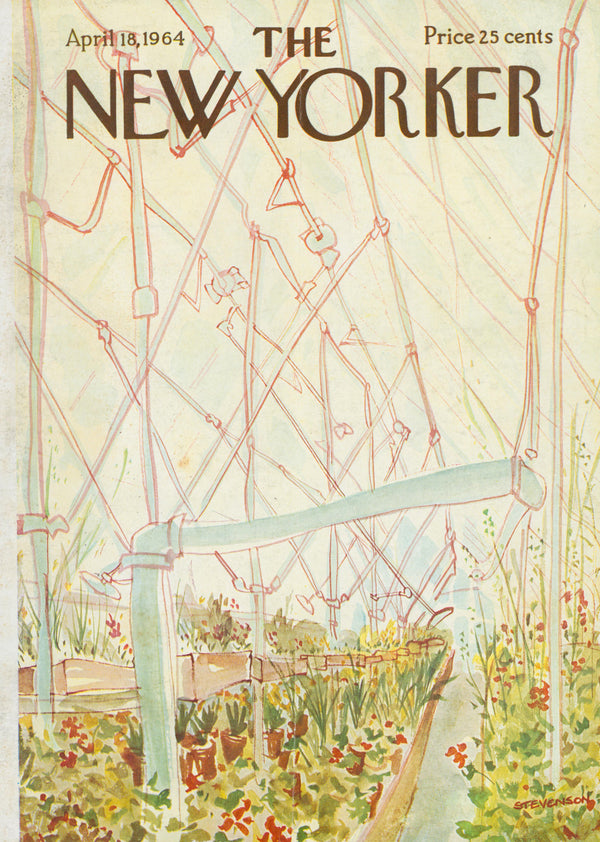 Greenhouse- The New Yorker, Original Vintage Print - Authentic Vintage ...