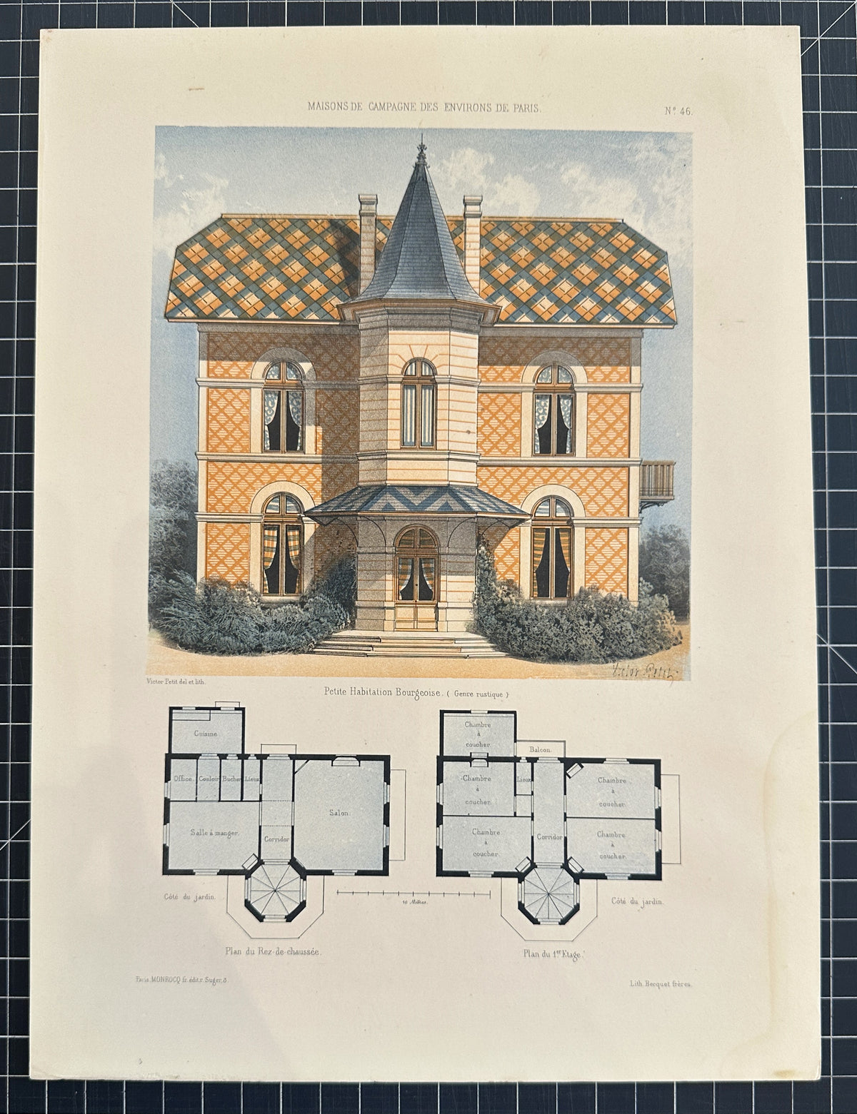 Maisons de Campagne- French Architectural Plan, NO.46