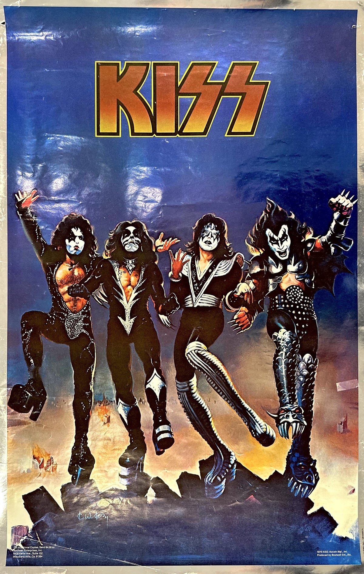 Kiss- Destroyer, Original Vintage Poster - Authentic Vintage Posters