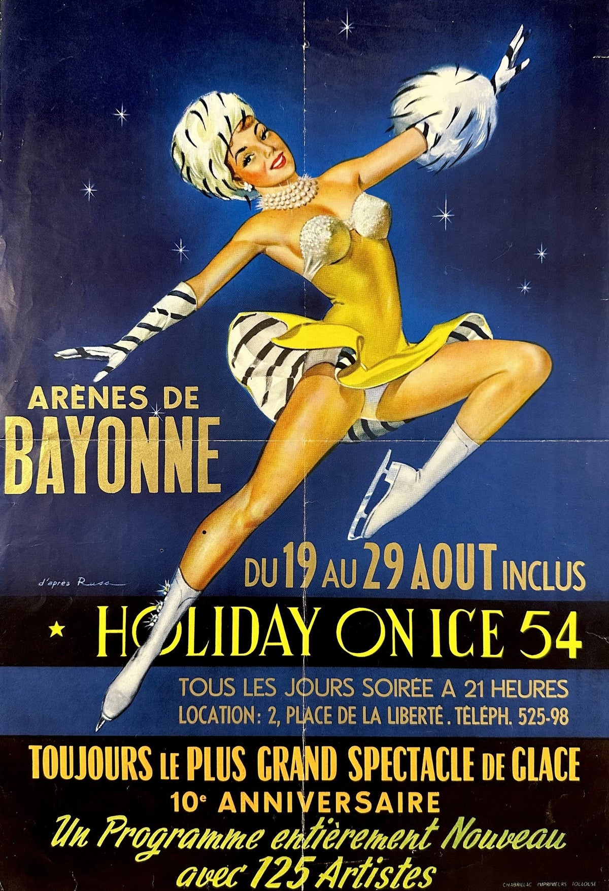 Holiday on Ice - Authentic Vintage Poster