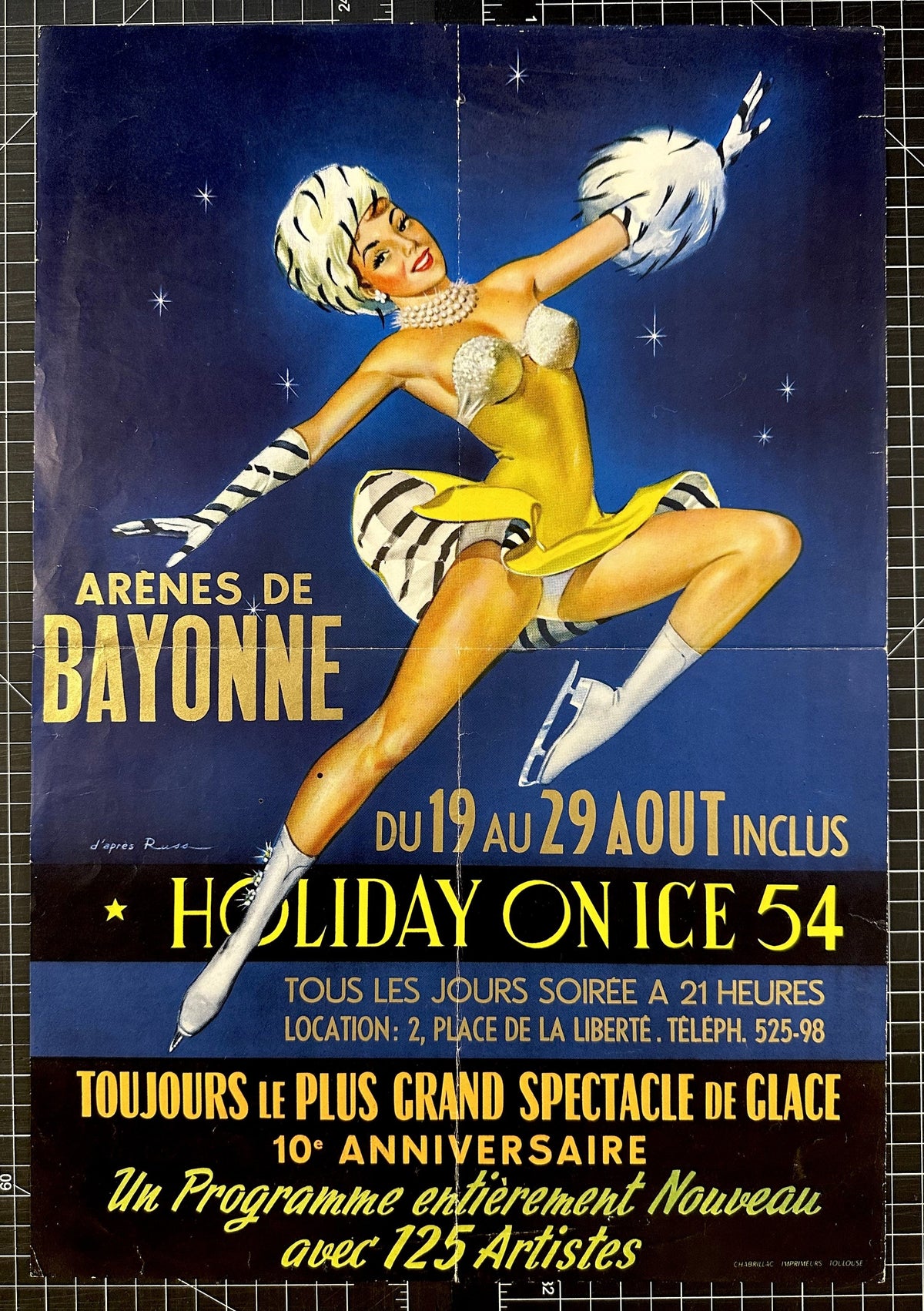 Holiday on Ice - Authentic Vintage Poster