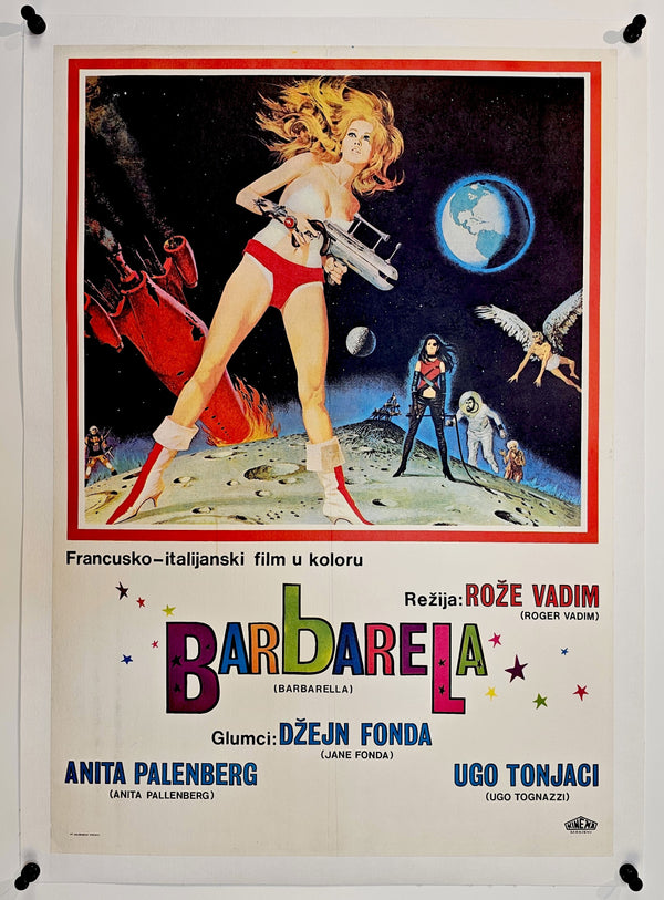 Barbarella- Yugoslavian, Original Vintage Poster - Authentic Vintage ...