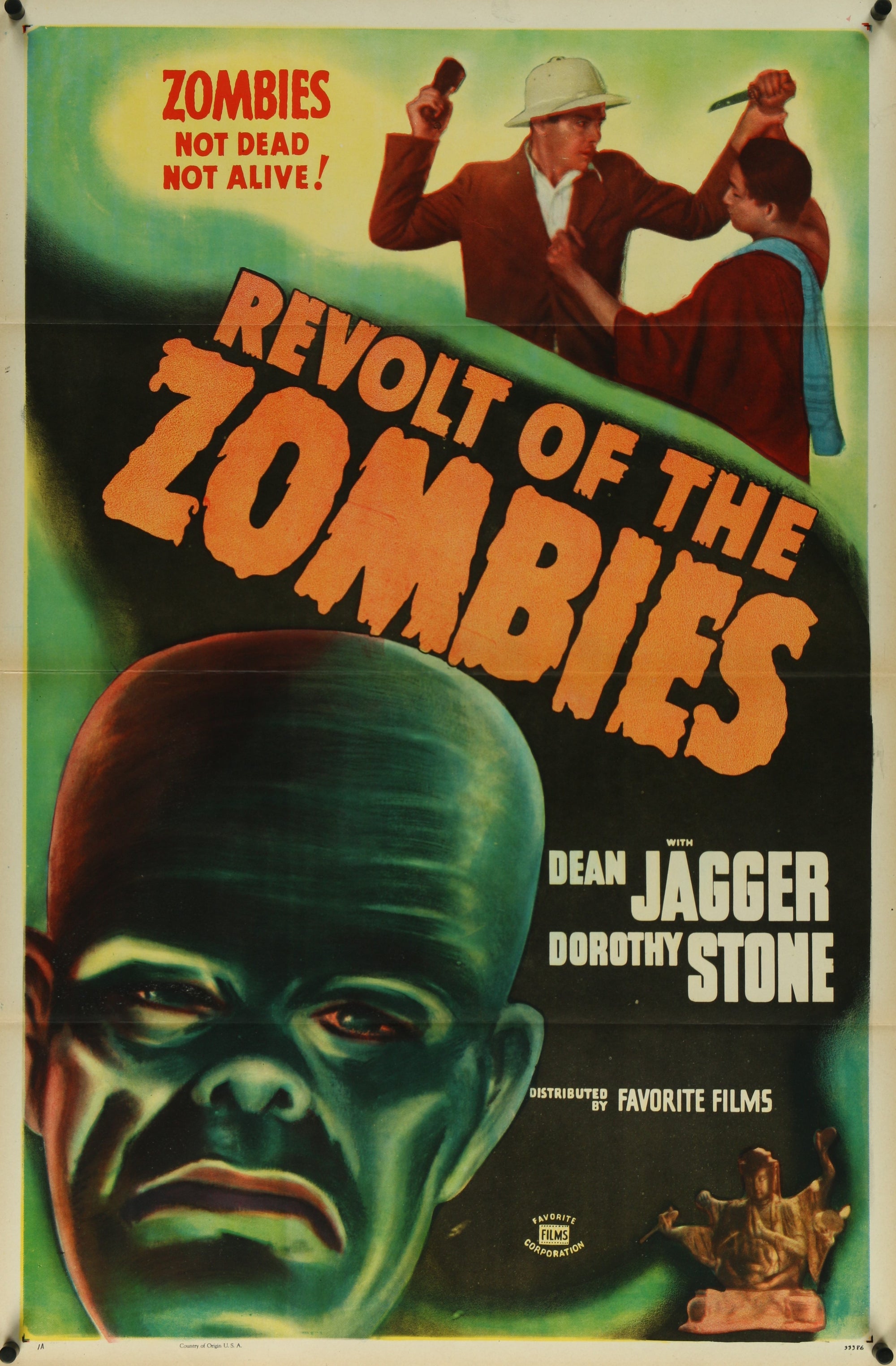 Revolt of the Zombies - Authentic Vintage Poster