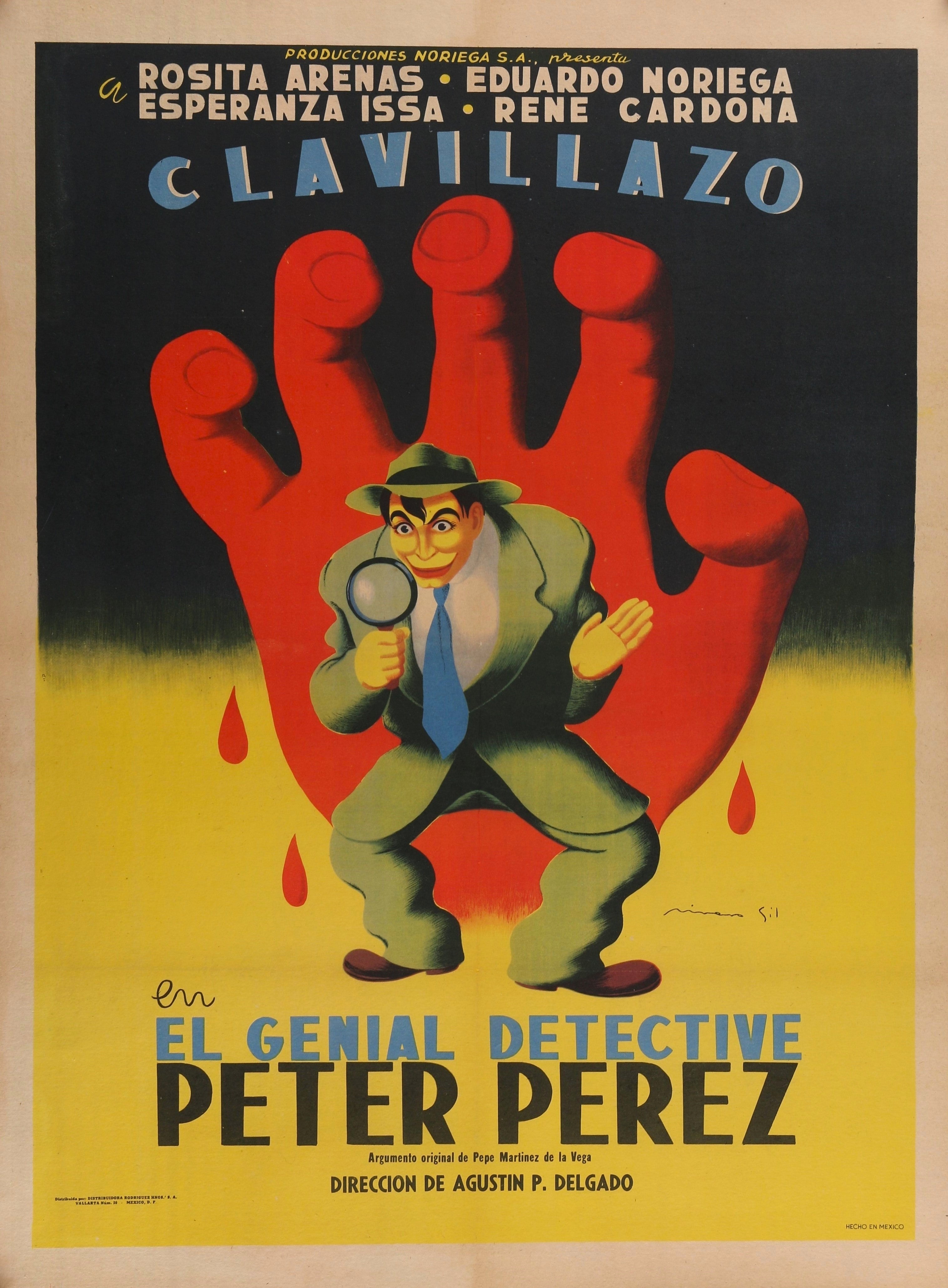 Authentic Vintage Poster | The Great Detective Perez- Clavillazo