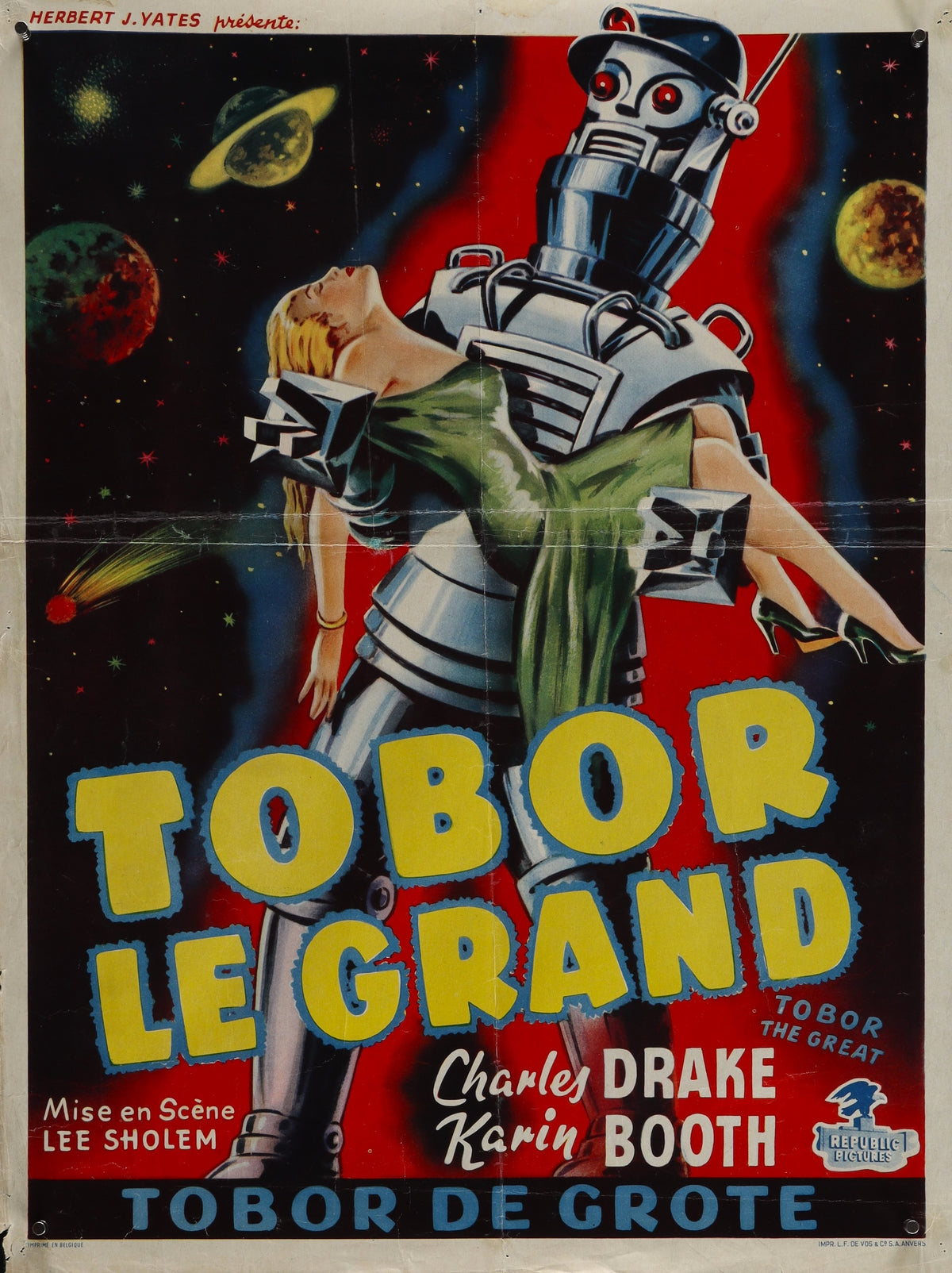 Tobor the Great - Authentic Vintage Poster