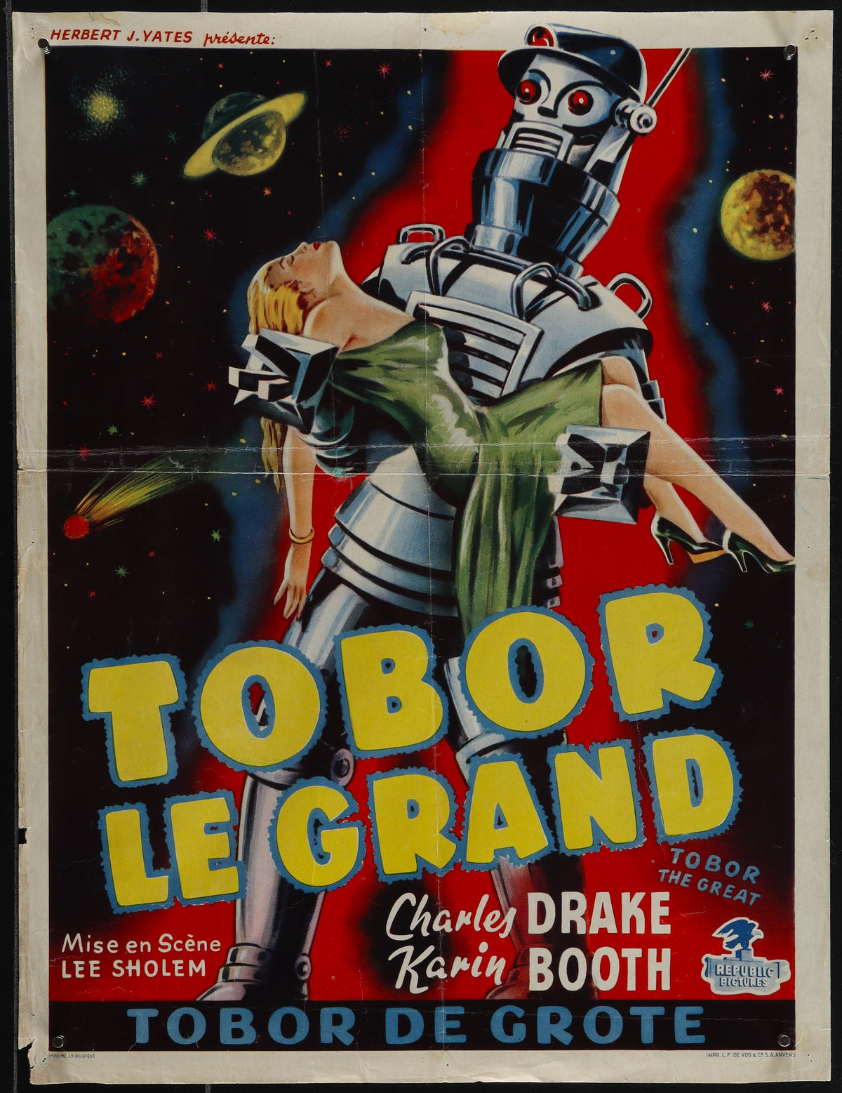 Tobor the Great - Authentic Vintage Poster