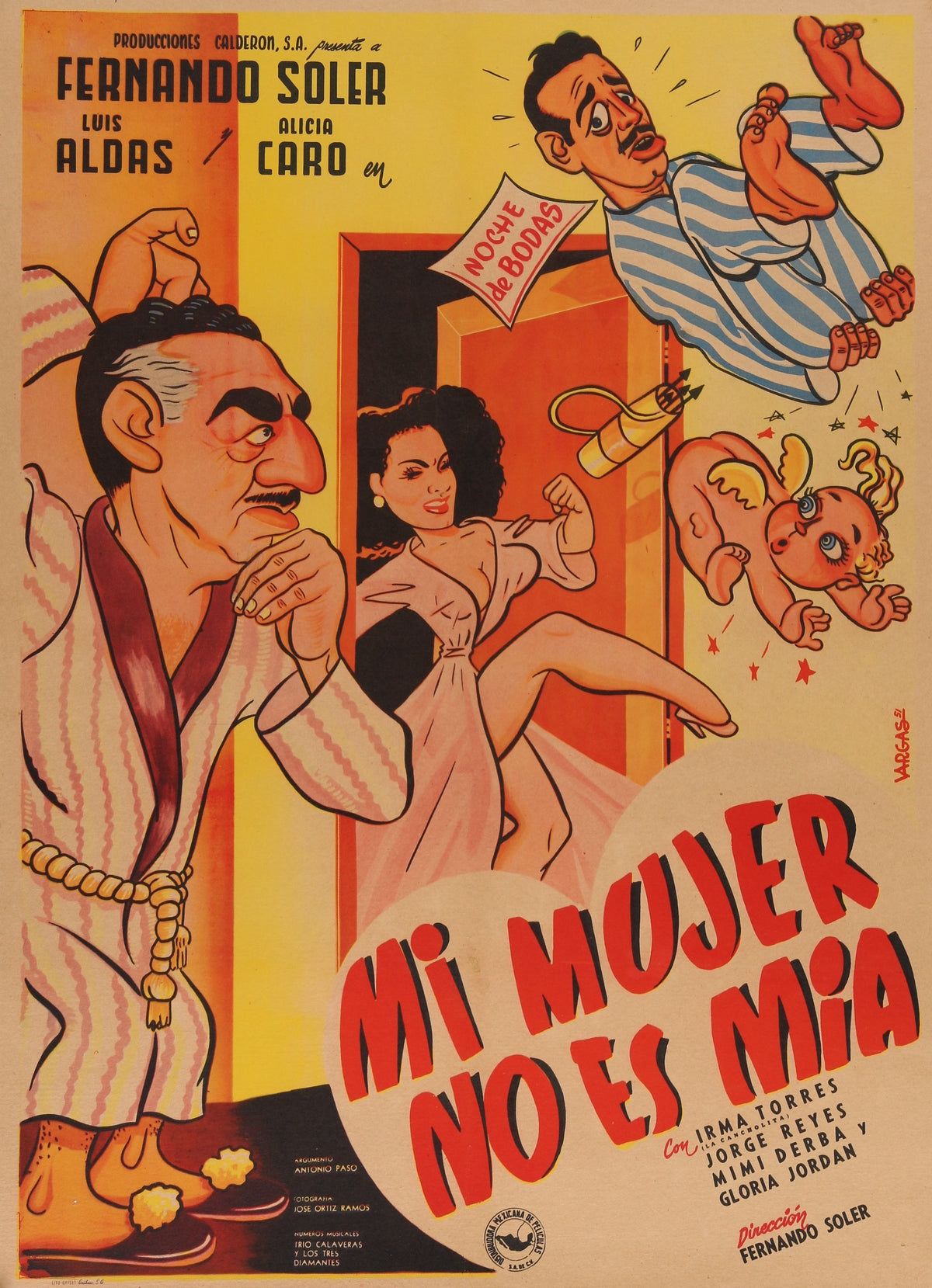 Mi Mujer no es Mia - Authentic Vintage Poster