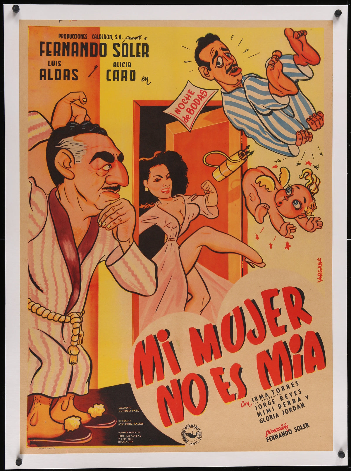 Mi Mujer no es Mia - Authentic Vintage Poster