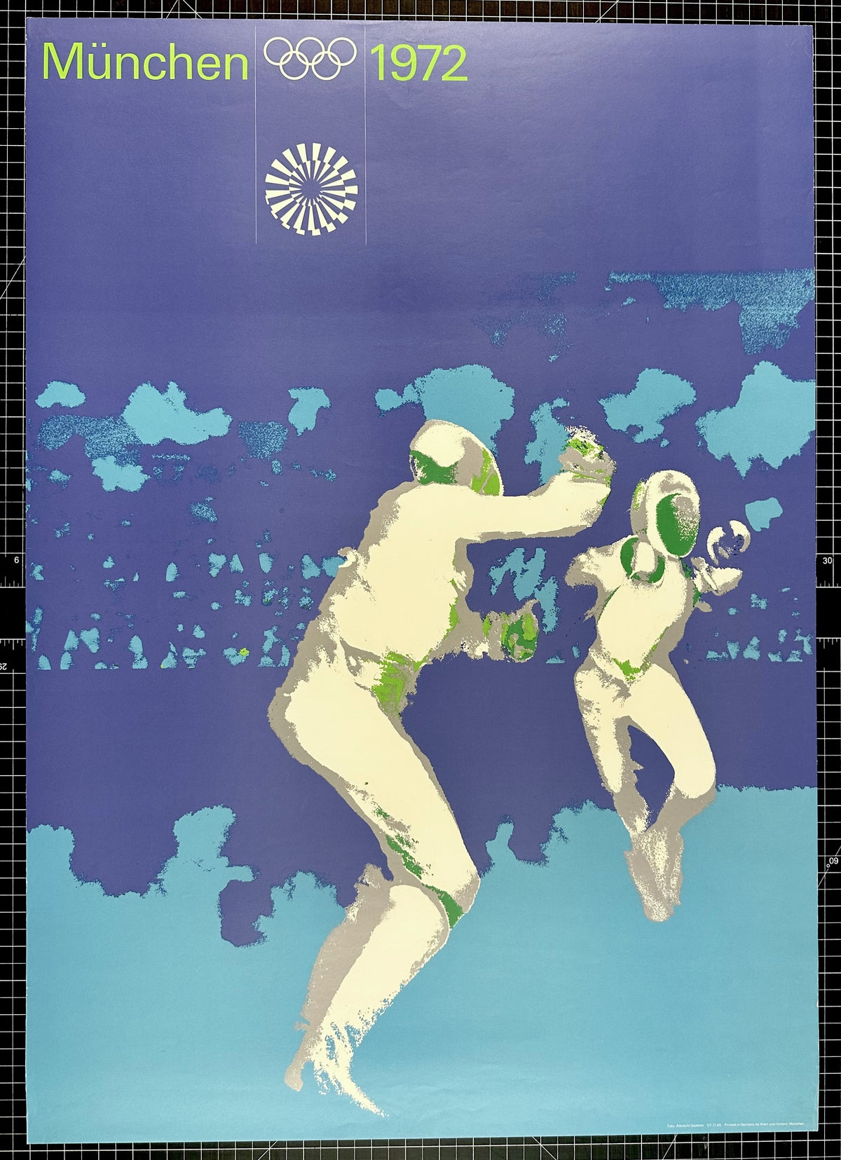 Fencing- Munich Olympics, Original Vintage Posters - Authentic Vintage ...