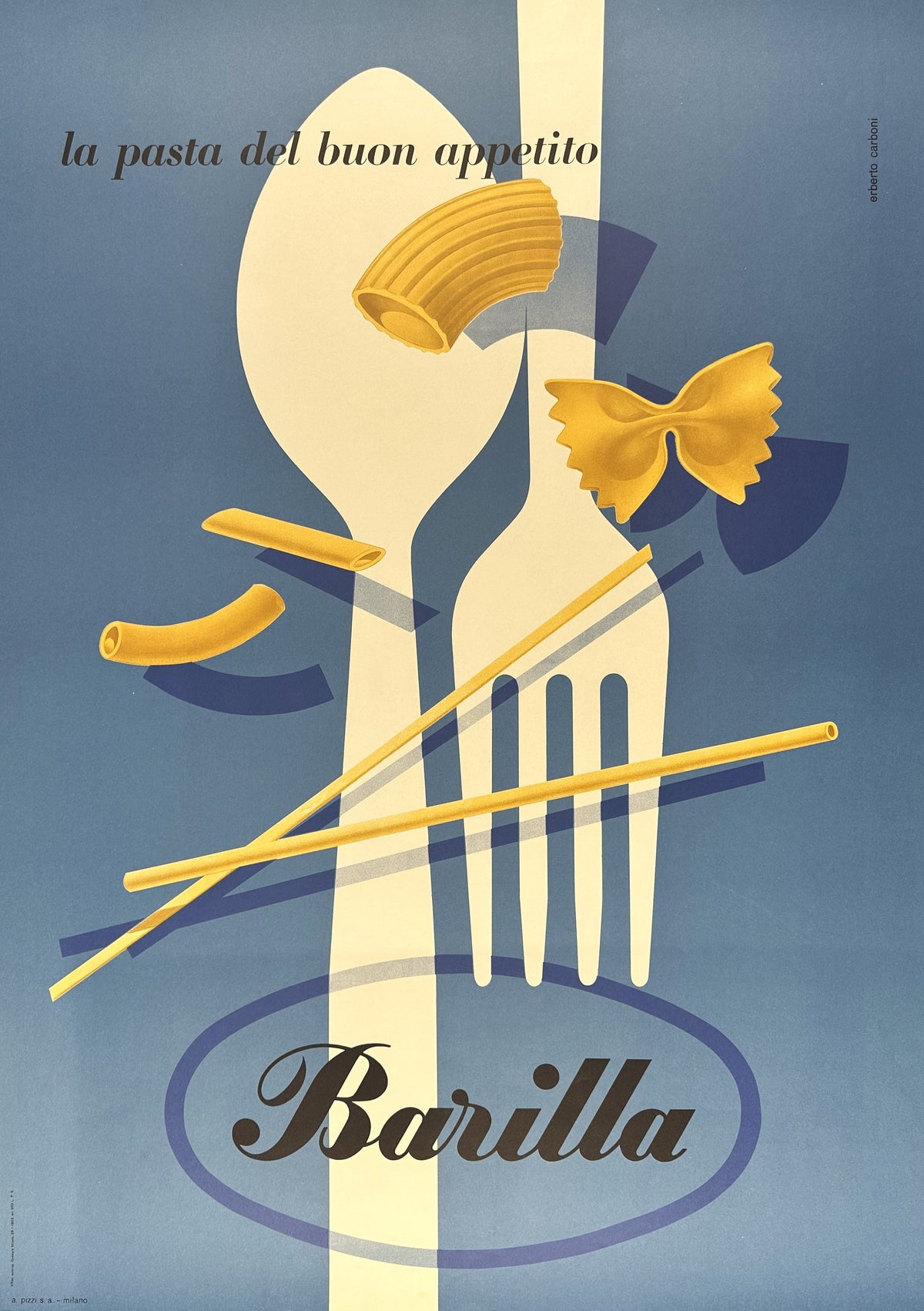 Barilla Pasta - Authentic Vintage Poster