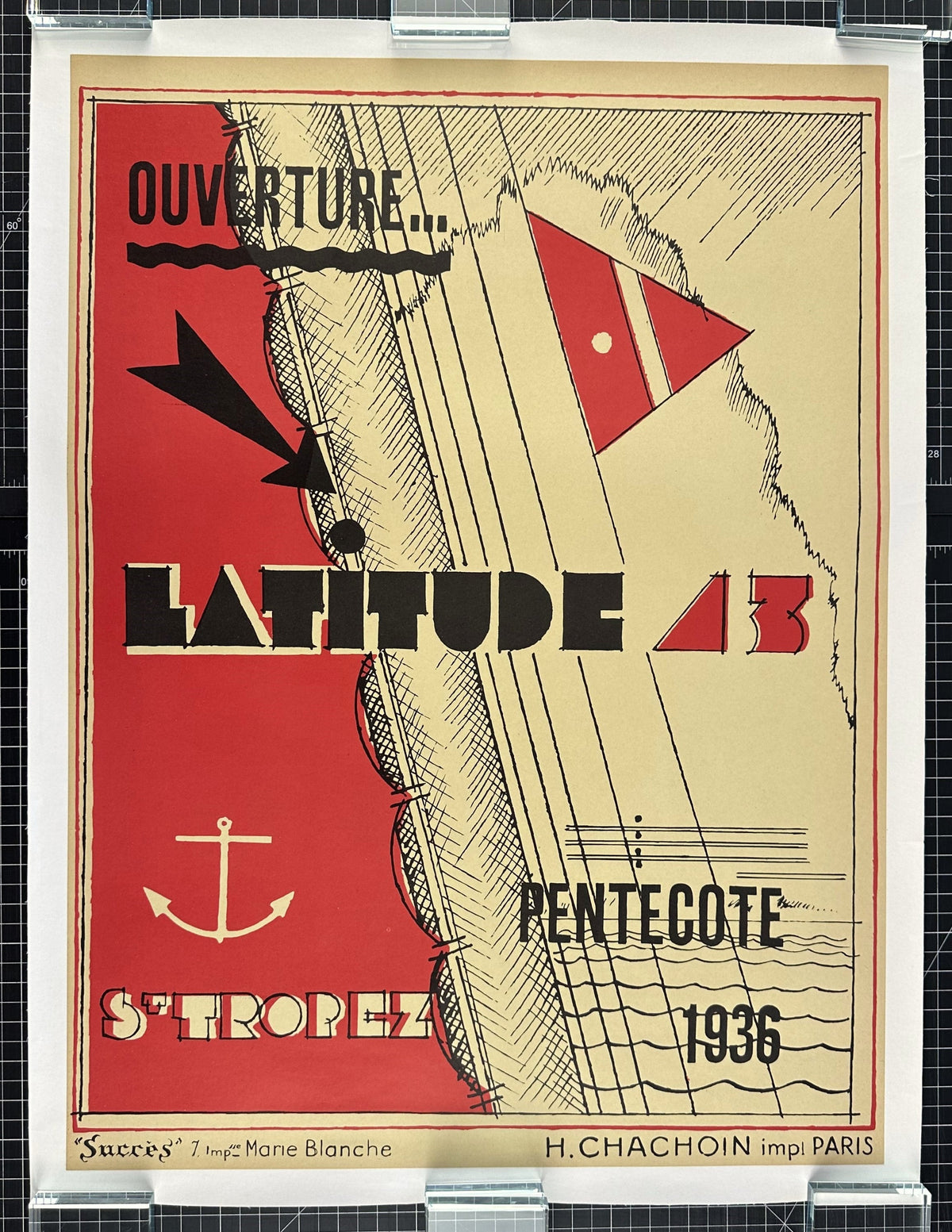 Latitude - Authentic Vintage Poster