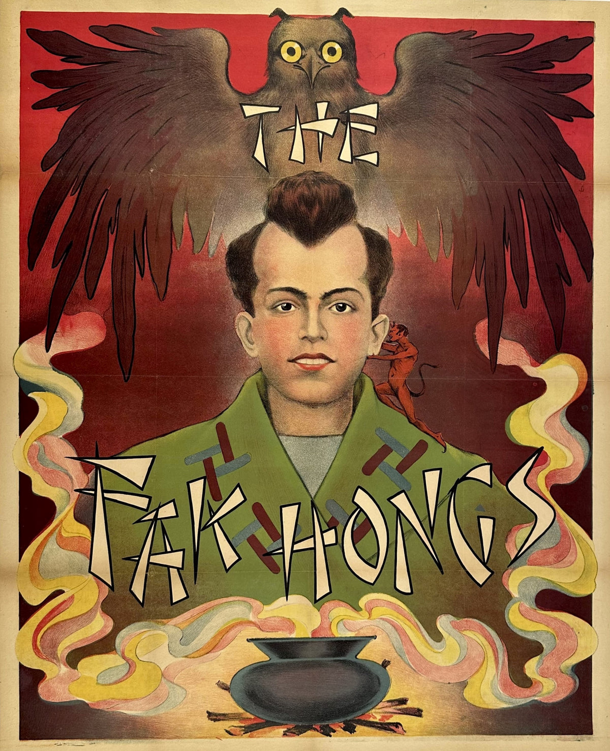 The Fak Hongs - Authentic Vintage Poster