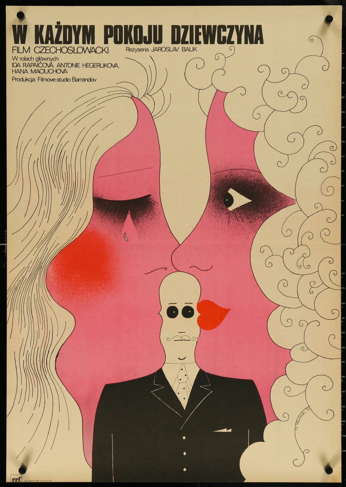 Girl in Each Room- Polish Release - Authentic Vintage Poster