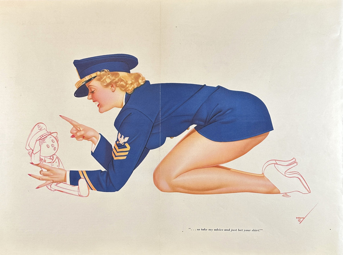 Esquire Centerfold by George Petty