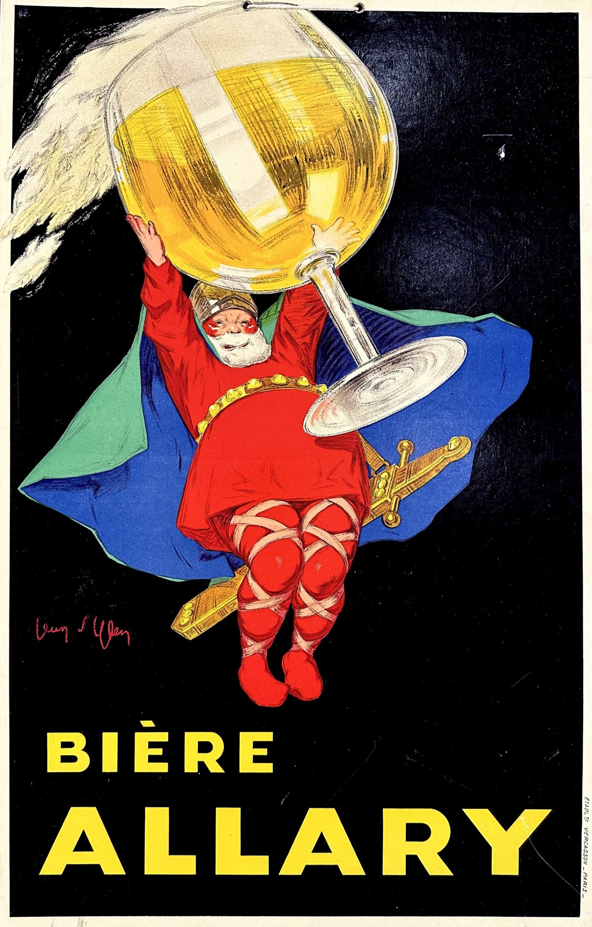 Bière Allary by Jean D&#39;ylen- Window Card