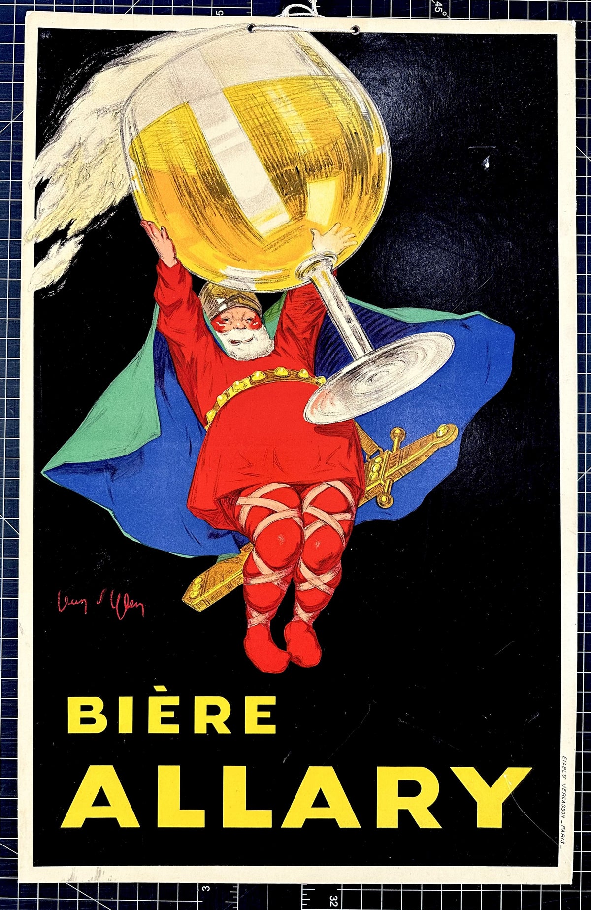 Bière Allary by Jean D&#39;ylen- Window Card