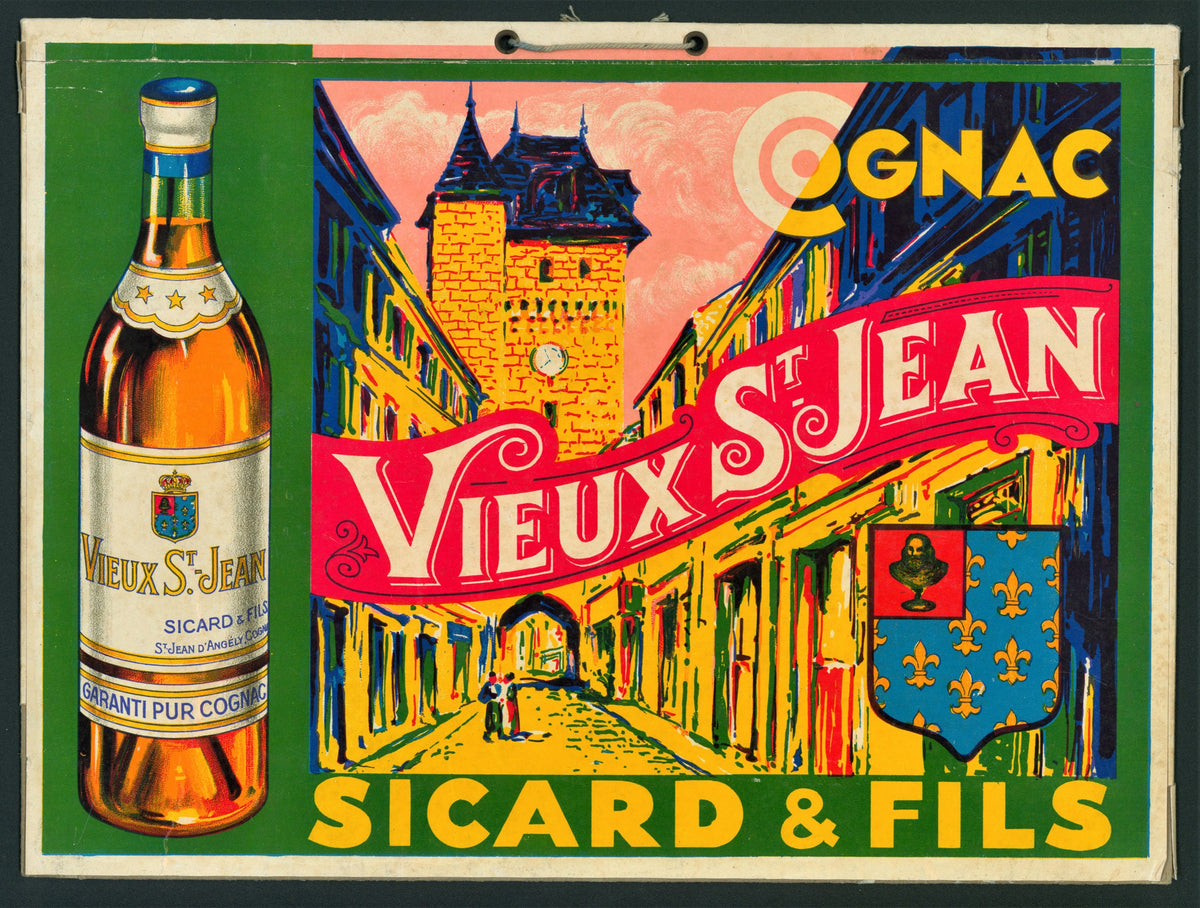 Vieux St Jean - Authentic Vintage Window Card