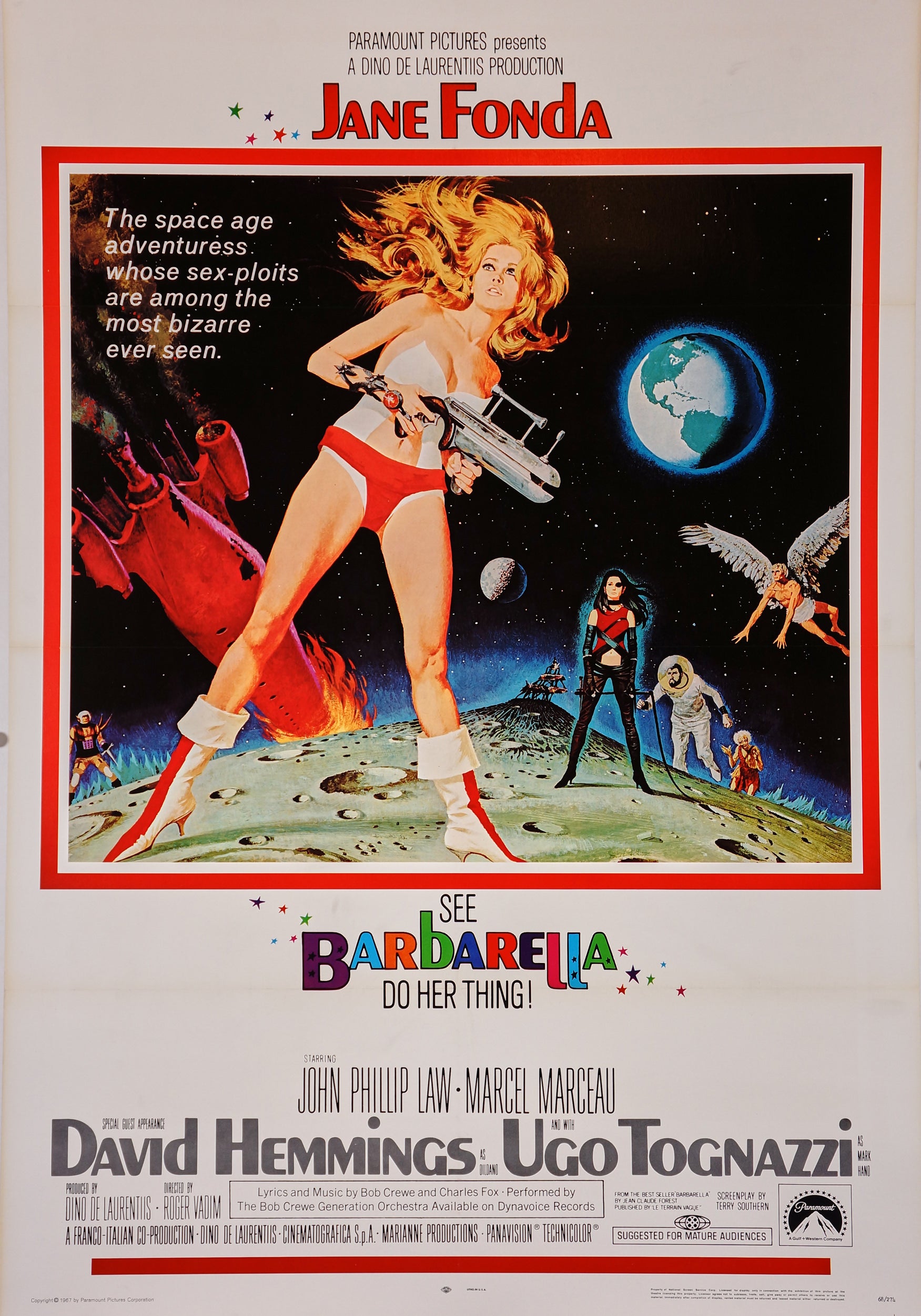 Authentic Vintage Poster | Barbarella