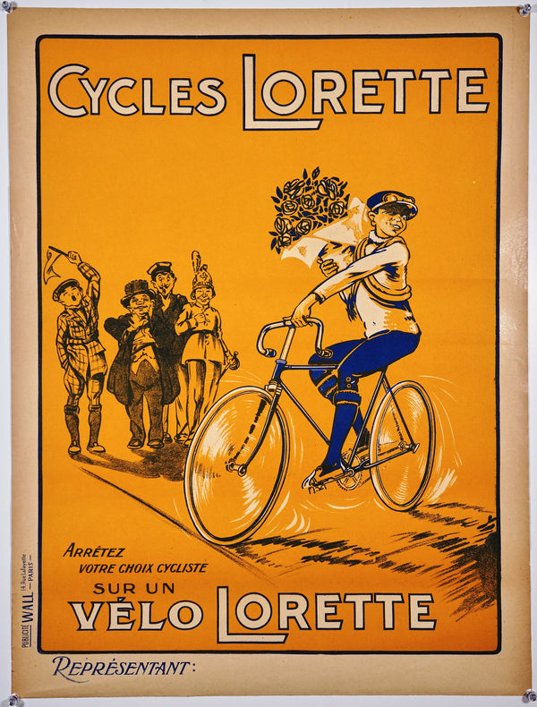 Cycles Lorette- Original Vintage Poster - Authentic Vintage Posters