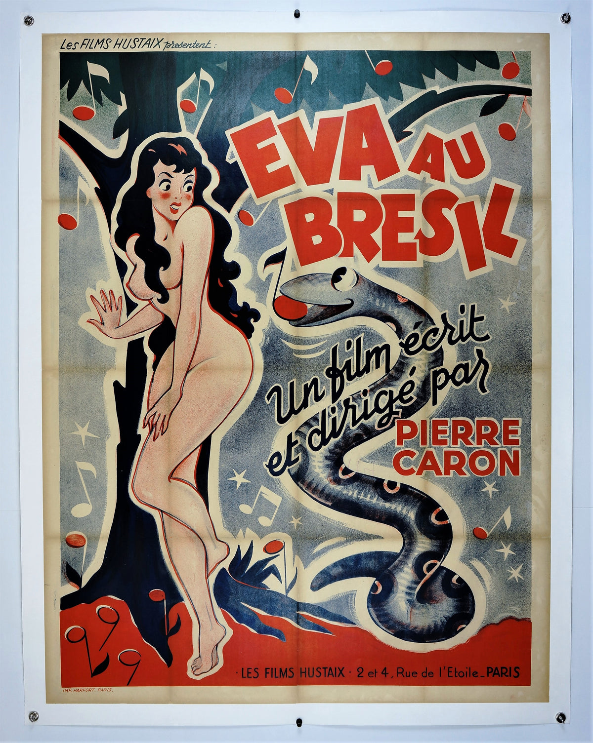 Eva Au Bresil - Authentic Vintage Poster