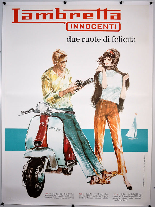 Lambretta- Original Vintage Poster - Authentic Vintage Posters