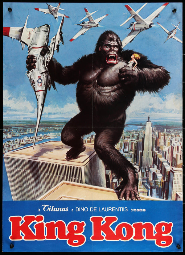 King Kong, Italian Release- Original Vintage Poster - Authentic Vintage ...