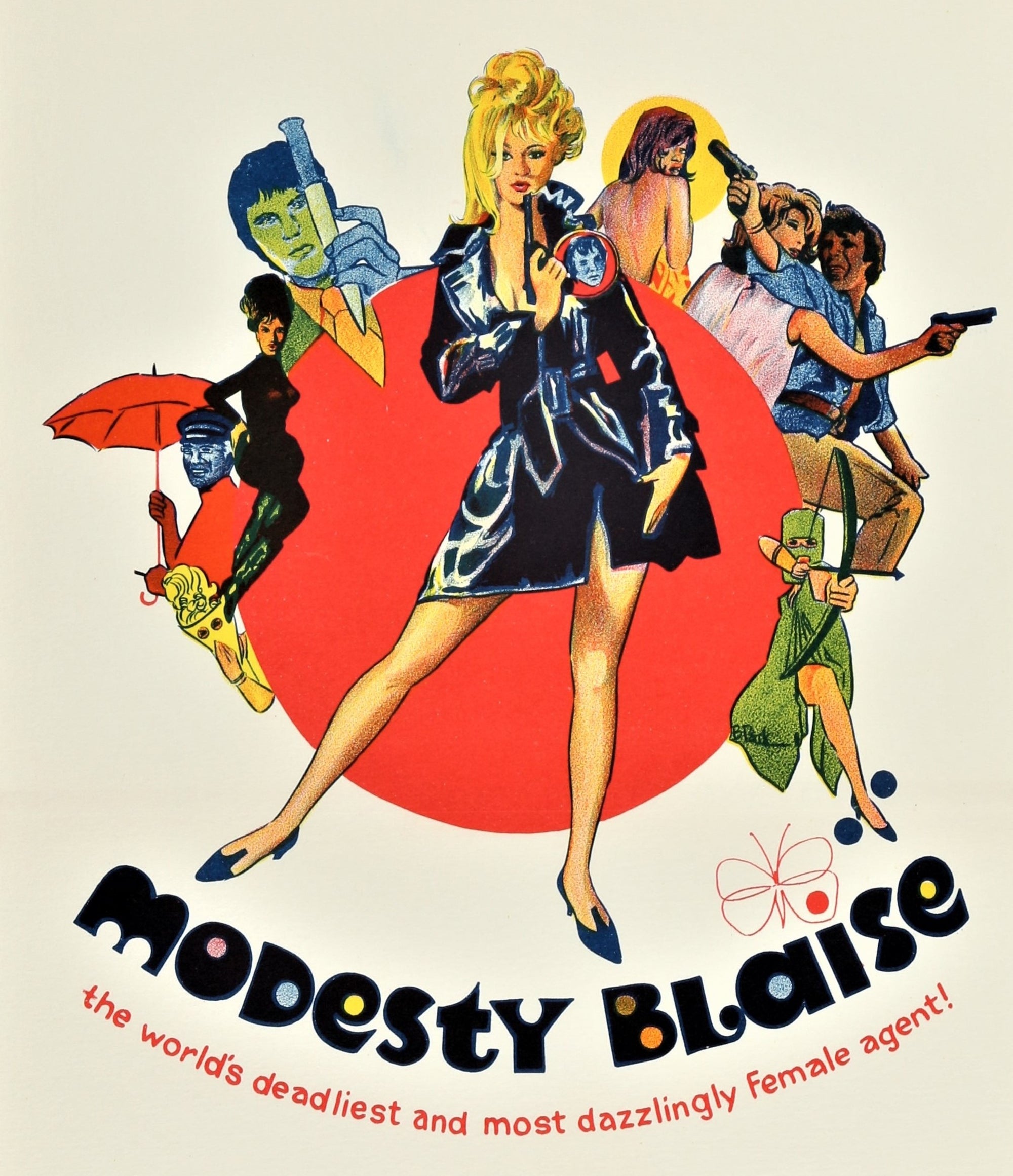 Modesty Blaise Australian Daybill - Authentic Vintage Posters