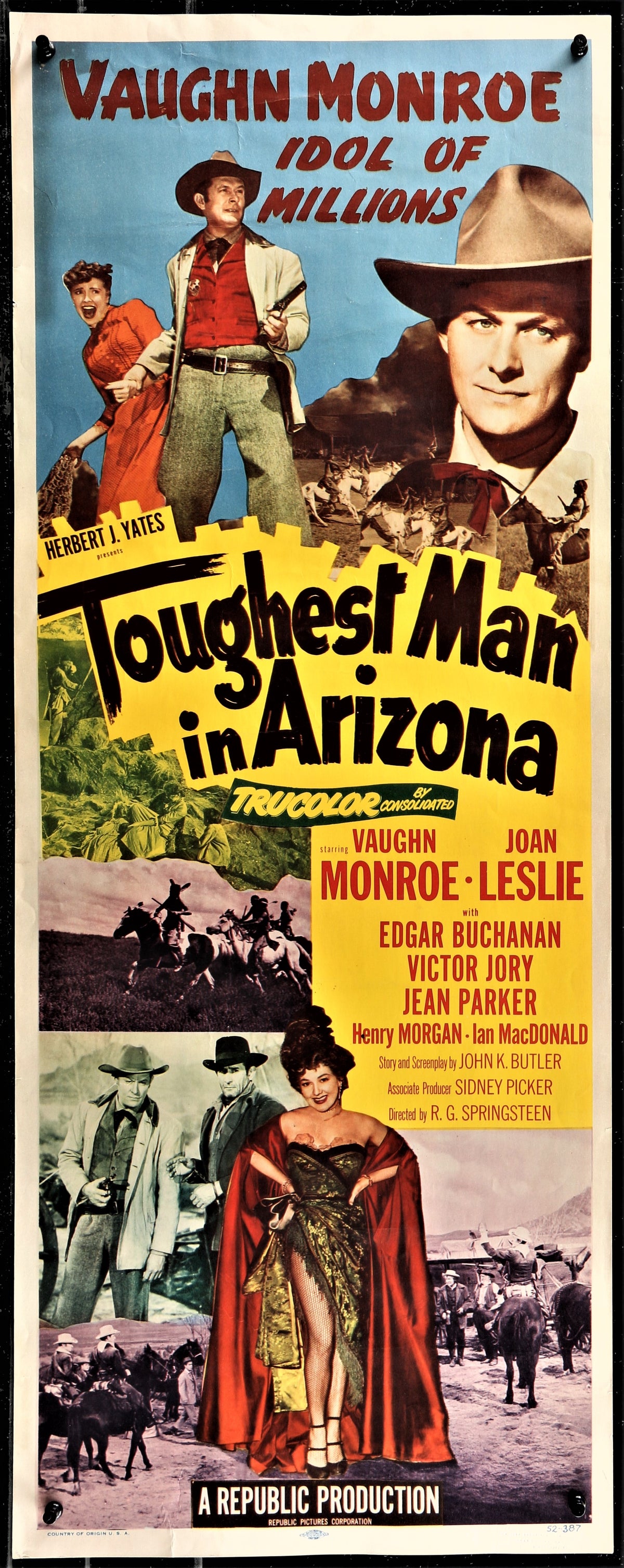 Authentic Vintage Poster | Toughest Man in Arizona