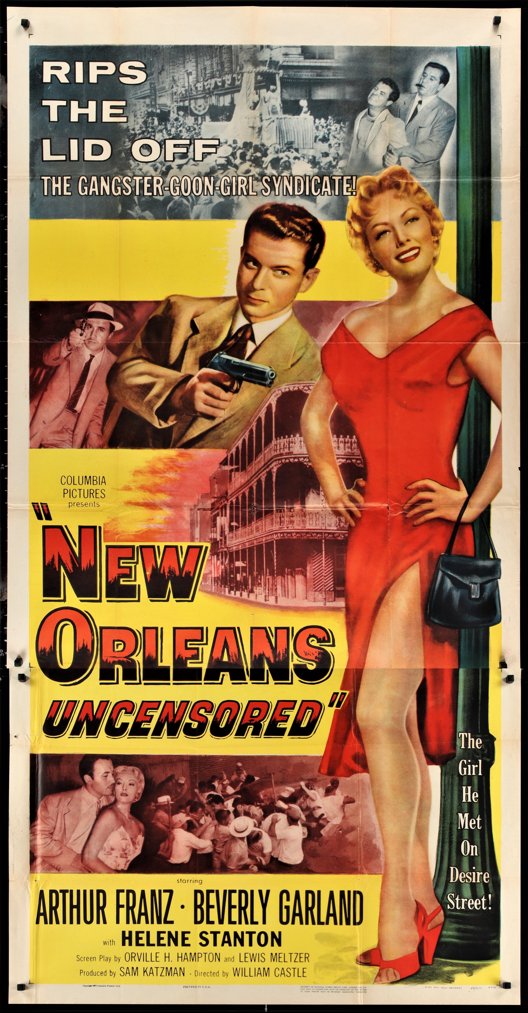 New Orleans Uncensored Original Vintage Poster - Authentic Vintage Posters